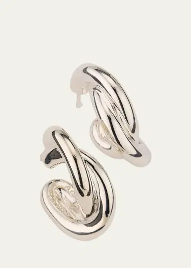 LIÉ STUDIO The Diana 18K Gold Plated Statement Earrings | Thumbnail 3