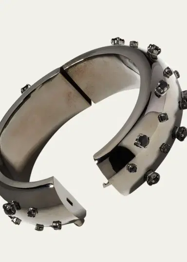Alexander McQueen Jeweled Circular Cuff | Thumbnail 4