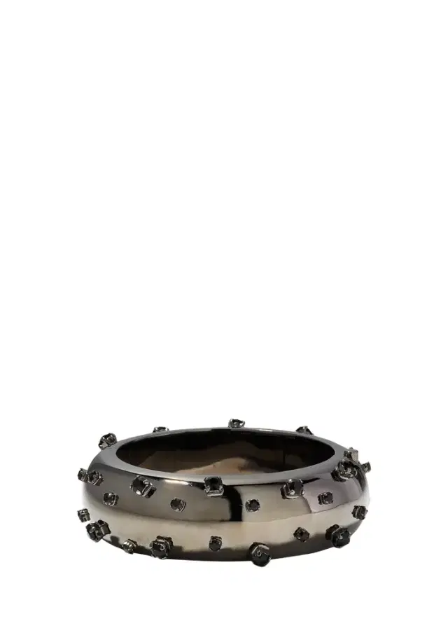 Alexander McQueen Jeweled Circular Cuff