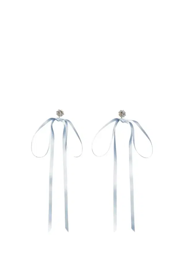 Simone Rocha Bow Ribbon Stud Earrings