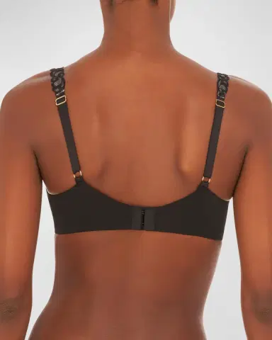 Natori Pure Luxe Lace-Trim Push-Up Bra | Thumbnail 3 Natori Pure Luxe Lace-Trim Push-Up Bra | Thumbnail 3