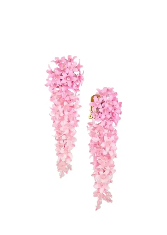 Crawling Flower Cascade Earrings