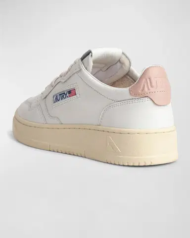 Autry Medalist Low-Top Bicolor Leather Sneakers | Thumbnail 3 Autry Medalist Low-Top Bicolor Leather Sneakers | Thumbnail 3