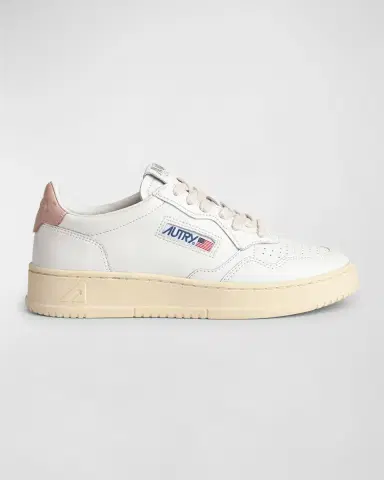 Autry Medalist Low-Top Bicolor Leather Sneakers | Thumbnail 4 Autry Medalist Low-Top Bicolor Leather Sneakers | Thumbnail 4