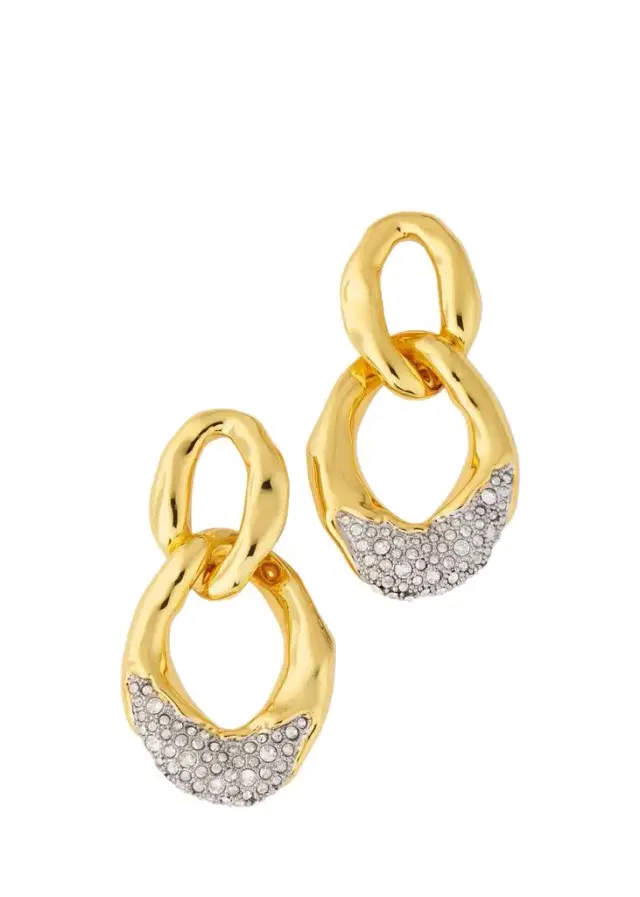 ALEXIS BITTAR Solanales Crystal Large Link Earrings