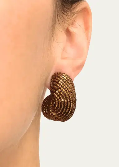 Susana Vega Mini Arele Beaded Earrings | Thumbnail 2
