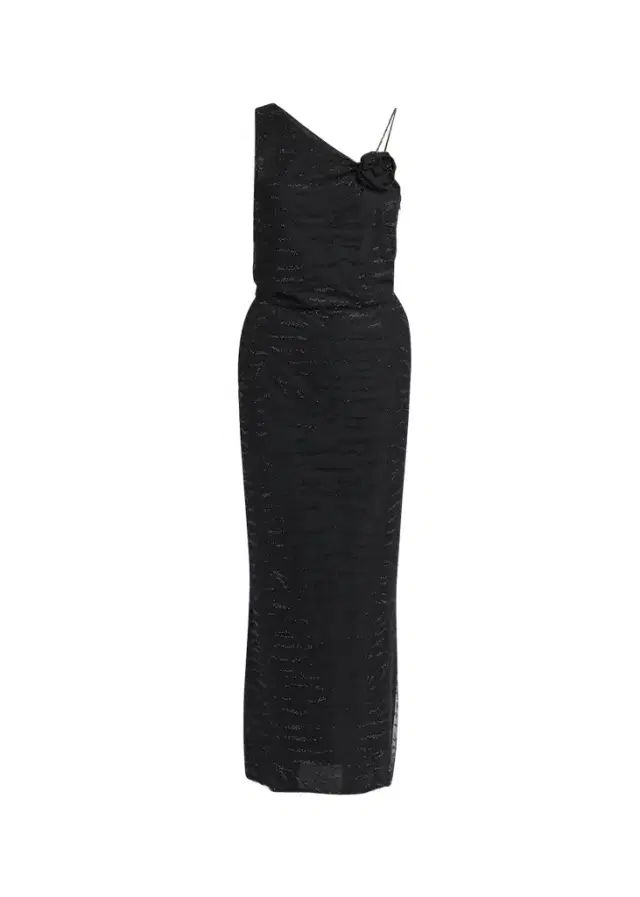 Giorgio Armani Embellished Rose One-Shoulder Gown