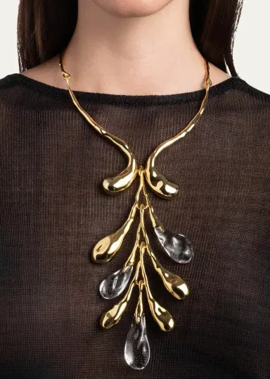 ALEXIS BITTAR Liquid Lucite Sapling Collar Necklace | Thumbnail 2
