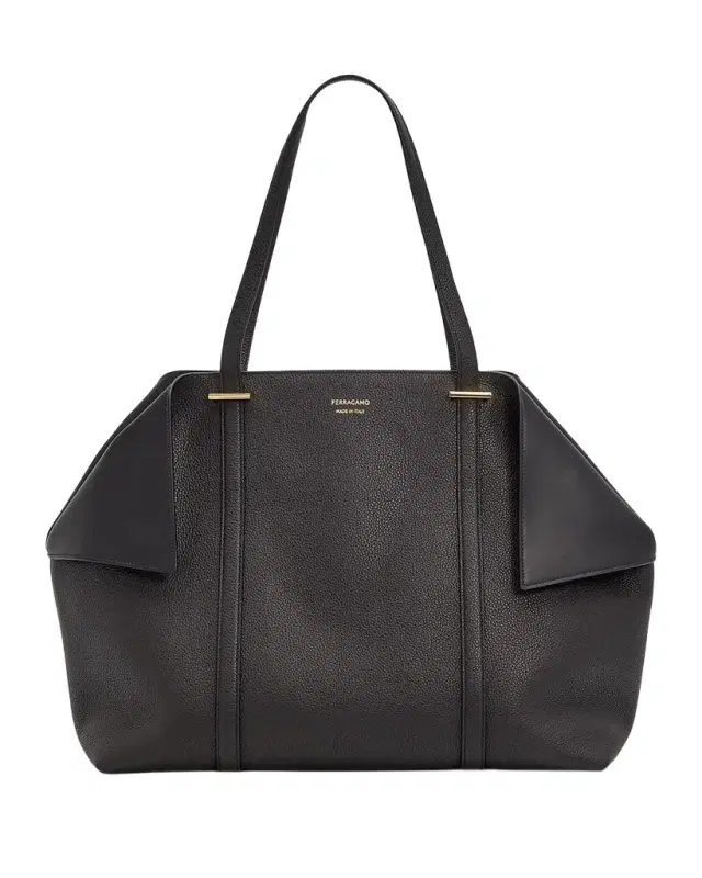 Ferragamo Folded Leather Tote Bag