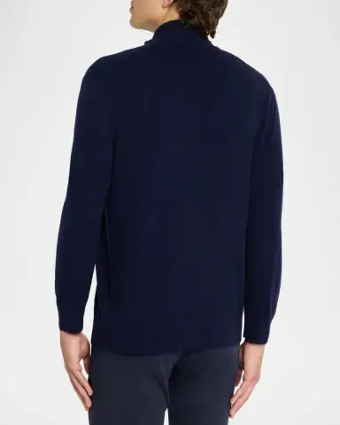Polo Ralph Lauren Men's Wool Embroidered Pony Quarter-Zip Sweater | Thumbnail 3