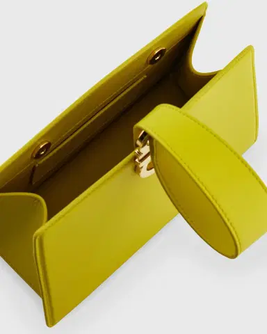 Ferragamo Double Gancini Leather Wristlet Clutch Bag | Thumbnail 4