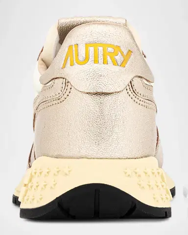 Autry Reelwind Metallic Leather Low-Top Sneakers | Thumbnail 5 Autry Reelwind Metallic Leather Low-Top Sneakers | Thumbnail 5