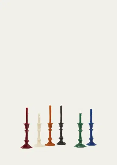 Baccarat Harcourt Candlestick Candle, Red | Thumbnail 2