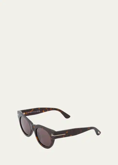 Tom Ford Marine 50MM Round Sunglasses | Thumbnail 3
