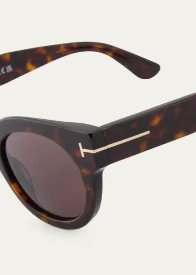 Tom Ford Marine 50MM Round Sunglasses | Thumbnail 4