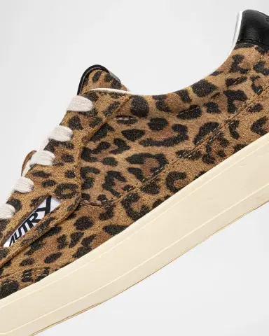 Autry Windscape Leopard Suede Low-Top Sneakers | Thumbnail 5 Autry Windscape Leopard Suede Low-Top Sneakers | Thumbnail 5