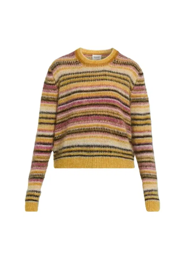 Etoile Isabel Marant Morine Striped Mohair-Blend Sweater