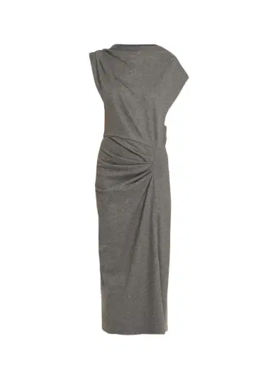 Etoile Isabel Marant Naerys Asymmetric Knit Midi Dress | Thumbnail 1