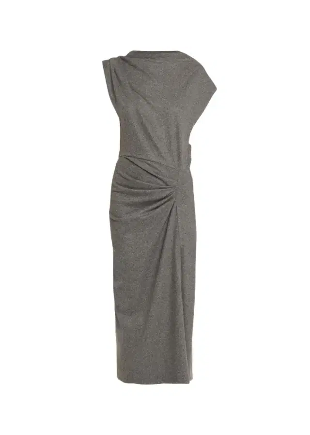 Etoile Isabel Marant Naerys Asymmetric Knit Midi Dress
