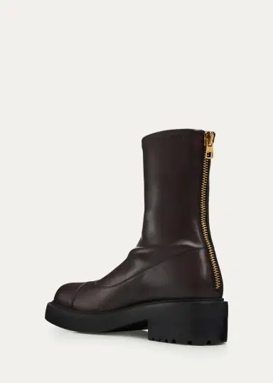 Giuseppe Zanotti 25mm Leather Combat Boots | Thumbnail 2