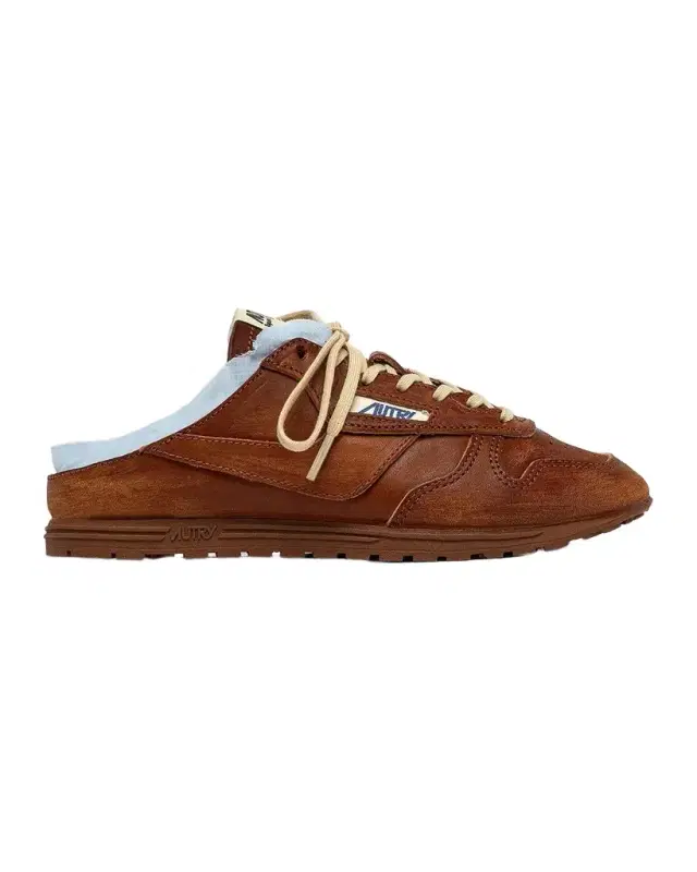 Autry Windspin Leather Sneaker Mules