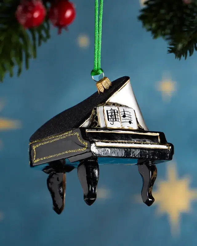 Exclusive Grand Piano Christmas Ornament