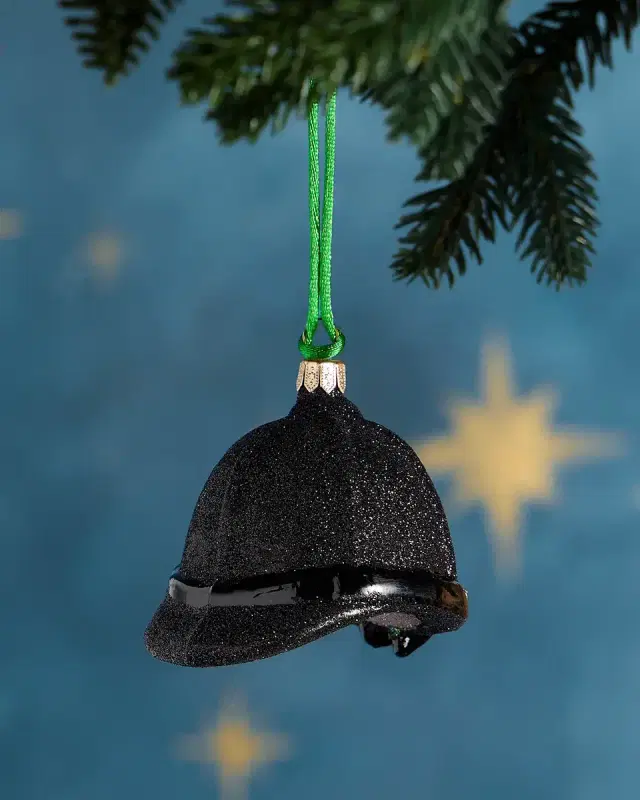 Exclusive English Hunting Cap Christmas Ornament
