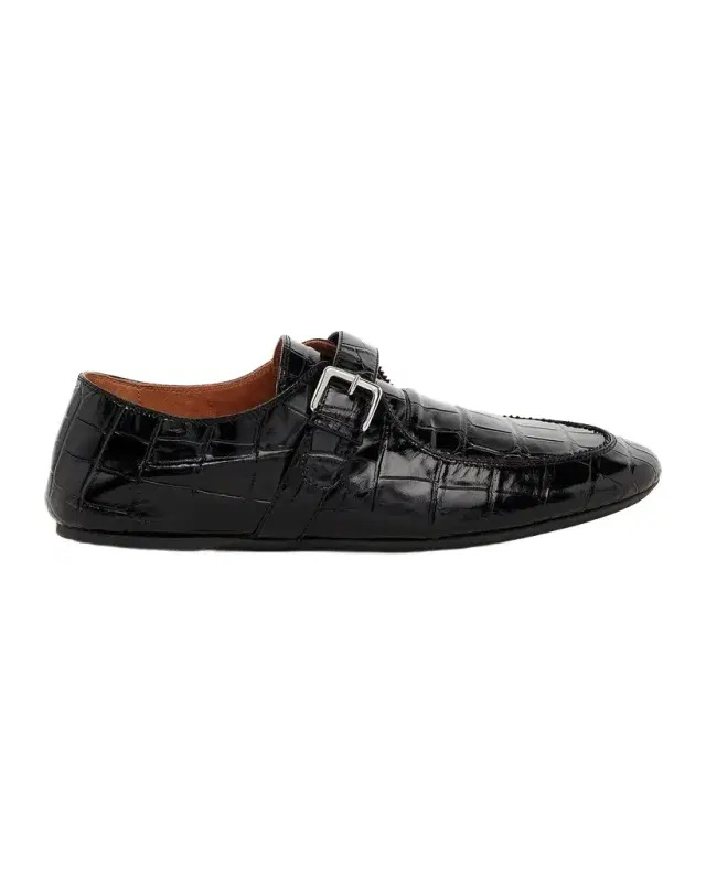 Marni Men's Buckle-Strap Moccasin Loafers
