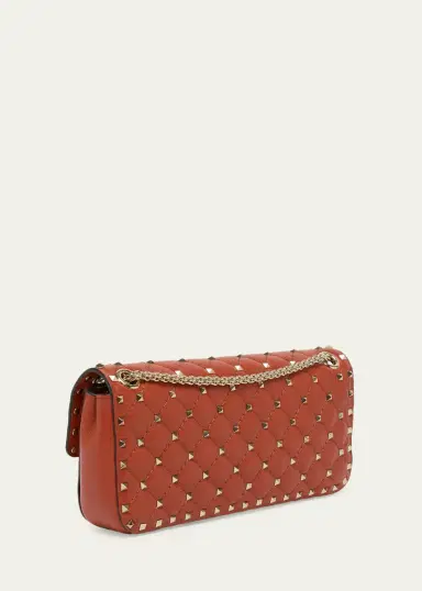 Valentino Garavani Quilted Rockstud Leather Shoulder Bag | Thumbnail 3