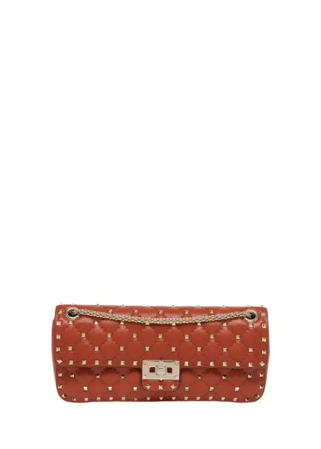 Valentino Garavani Quilted Rockstud Leather Shoulder Bag