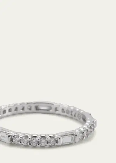 Paul Morelli Pinpoint 18k White Gold Baguette Diamond Ring | Thumbnail 3 Paul Morelli Pinpoint 18k White Gold Baguette Diamond Ring | Thumbnail 3