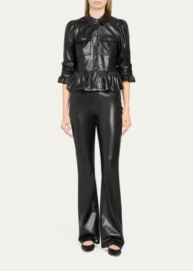 Cinq à Sept Stevie Faux-Leather Pants | Thumbnail 2