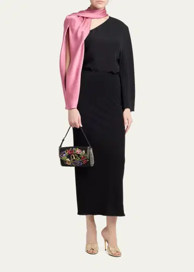 Valentino Garavani Floral Beaded Shoulder Bag | Thumbnail 5