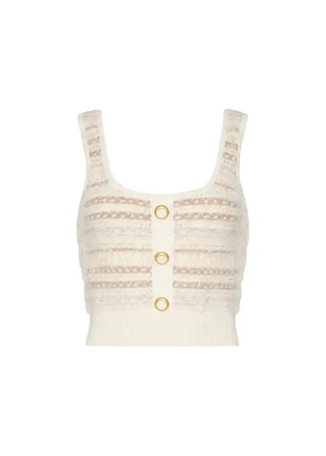 L'Agence Galene Mixed-Stitch Sweater Tank Top