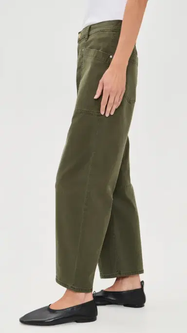 DL1961 Bilie Easy Barrel Petite High Rise Ankle Pants | Thumbnail 4