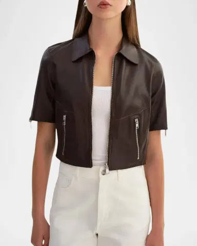LAMARQUE Sevana Leather Reversible Jacket | Thumbnail 4