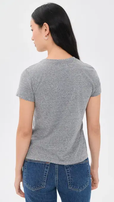 Sunny Somewhere Shop Local Femme Crew Tee Heather Grey S | Thumbnail 3 Sunny Somewhere Shop Local Femme Crew Tee Heather Grey S | Thumbnail 3