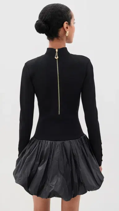 Aje Elodi Knit Mini Dress Black S | Thumbnail 3 Aje Elodi Knit Mini Dress Black S | Thumbnail 3