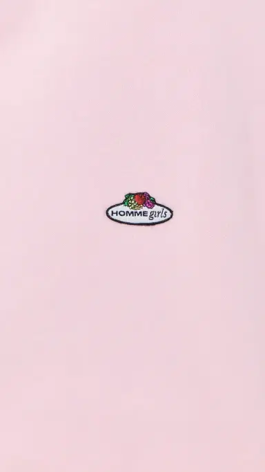 Hommegirls x Fruit of The Loom Crew Neck Sweatshirt Baby Pink | Thumbnail 6