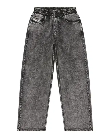 Diesel Men's TR-p-stuk Stretch Denim-Effect Sweatpants | Thumbnail 1 Diesel Men's TR-p-stuk Stretch Denim-Effect Sweatpants | Thumbnail 1