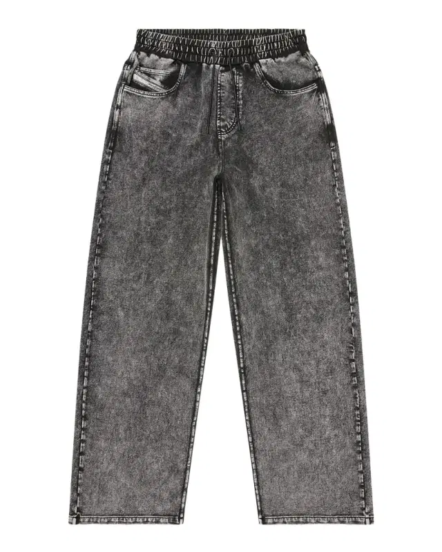 Diesel Men's TR-p-stuk Stretch Denim-Effect Sweatpants