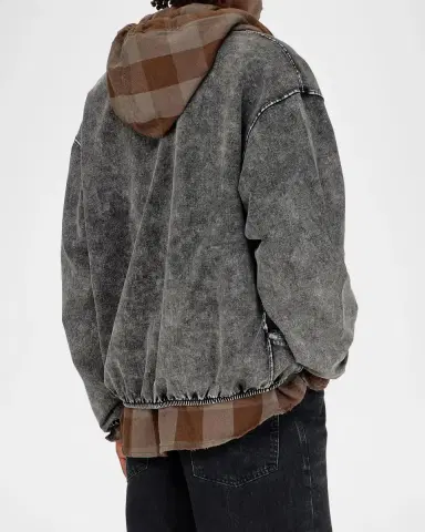 Diesel Men's Corsy Denim-Effect Jacket | Thumbnail 3 Diesel Men's Corsy Denim-Effect Jacket | Thumbnail 3