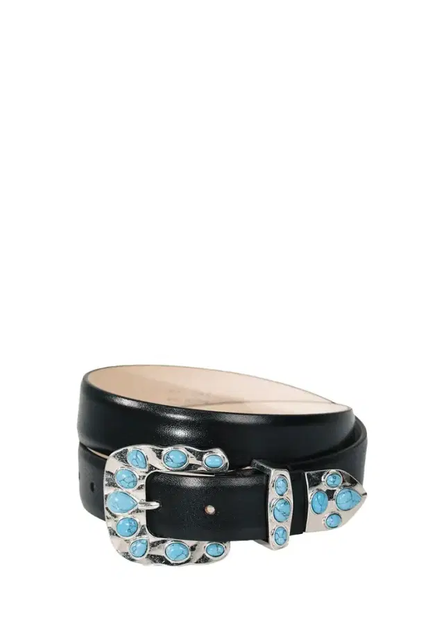 Déhanche Juna Turquoise Leather Belt