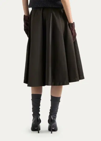 Prada Belted A-Line Skirt | Thumbnail 3