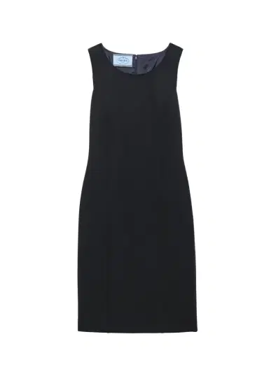 Prada Sleeveless Wool Crepe Sheath Dress | Thumbnail 1