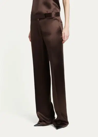 Tom Ford Silk Satin Wide-Leg Pants | Thumbnail 4