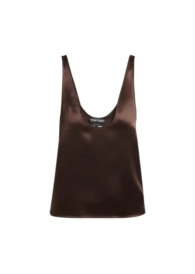 Tom Ford Plunging Scoop-Neck Silk Tank Top