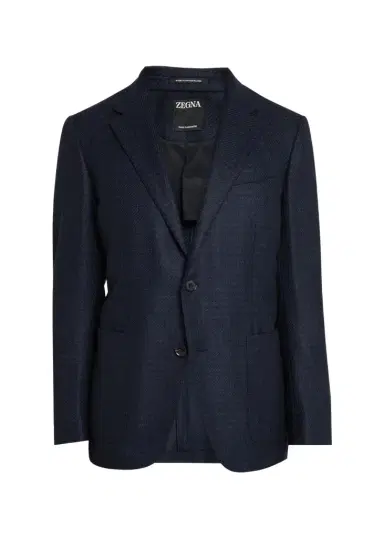 Zegna Men's Oasi Cashmere-Blend Plaid Single-Breasted Sport Coat | Thumbnail 1