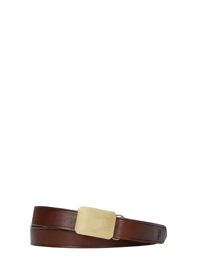Polo Ralph Lauren Men's Engine Turned-Buckle Leather Belt