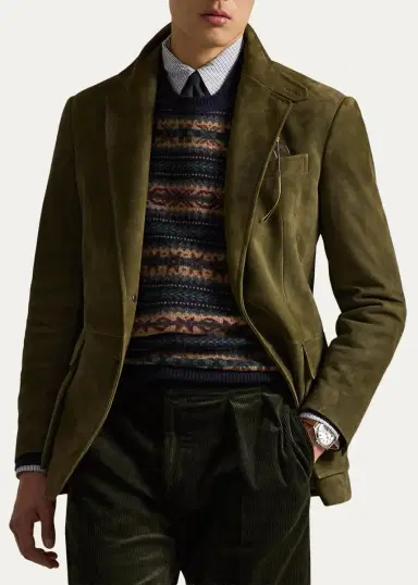 Polo Ralph Lauren Suede Single-Breasted Sport Coat | Thumbnail 4
